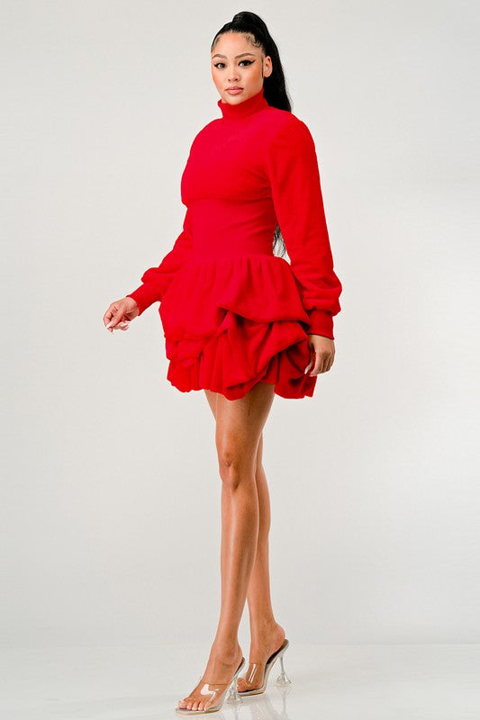Merry Go Around Ruffle Long Sleeve
