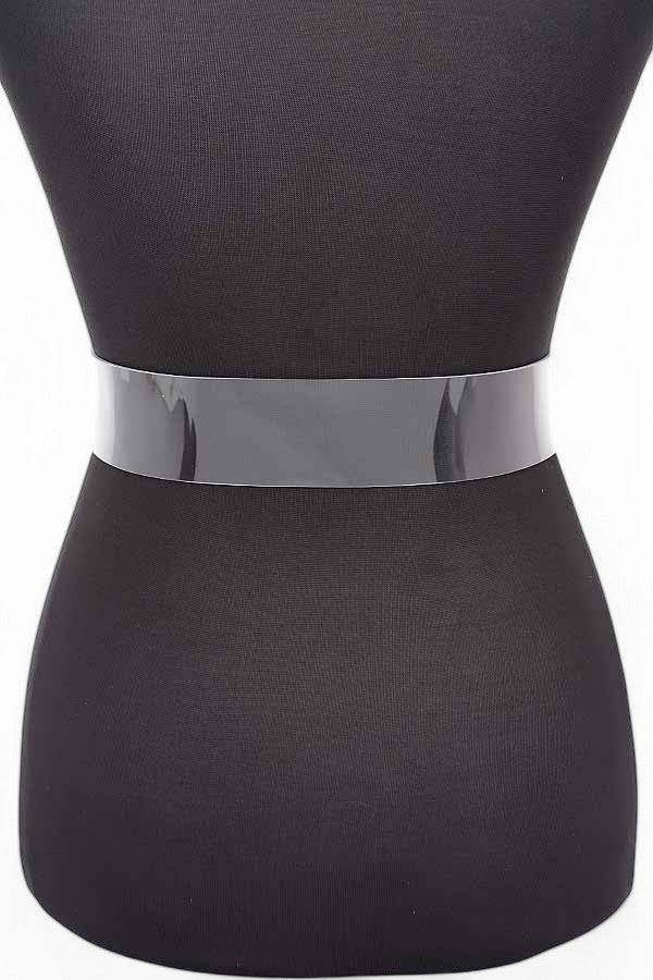 Alexis Heart Buckle Clear Transparent Fashion Belt