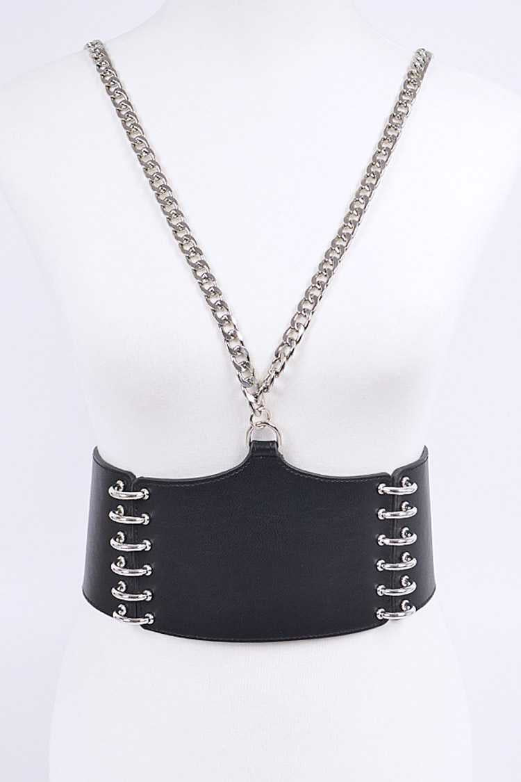 BB Black & Gold Corset Belt