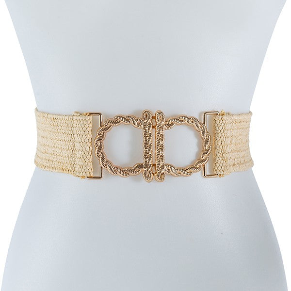 STRAW FASHION ONE SIZE BELT