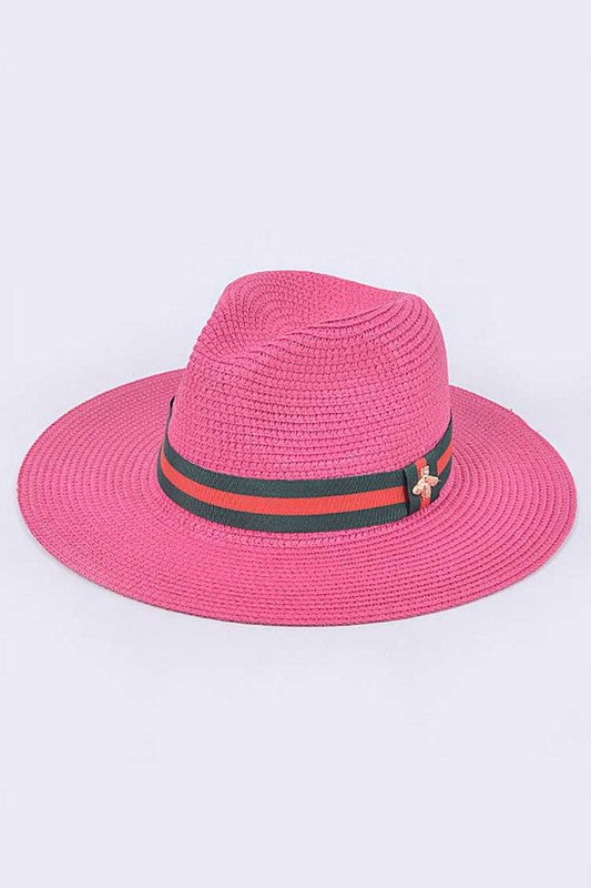 Bee Ribbon Straw Hat