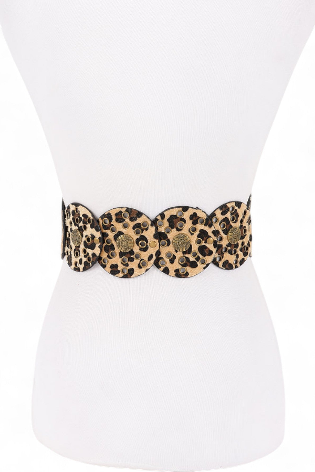 Animal Print Western Statement Belt