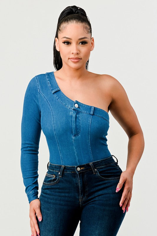 DENIM BODYSUIT