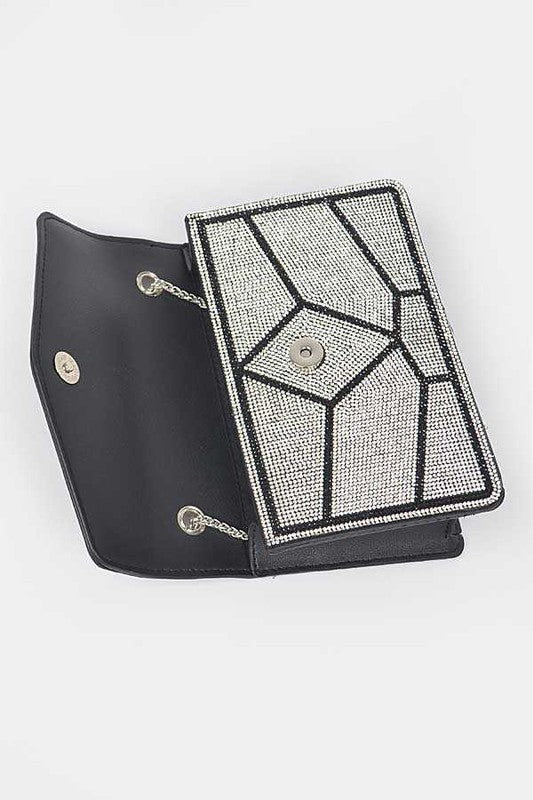 Rhinestone Iconic Crossbody Shoulder Bag