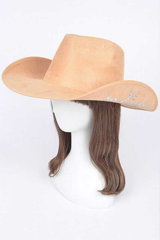 Hotfix Studded Star Iconic Sueded Cowboy Hat