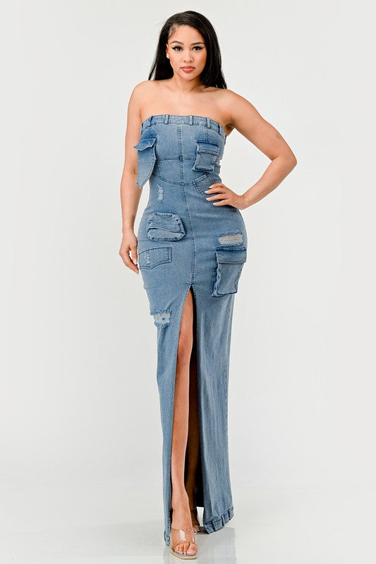 Denim Gown