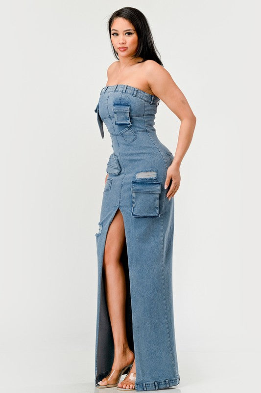 Denim Gown