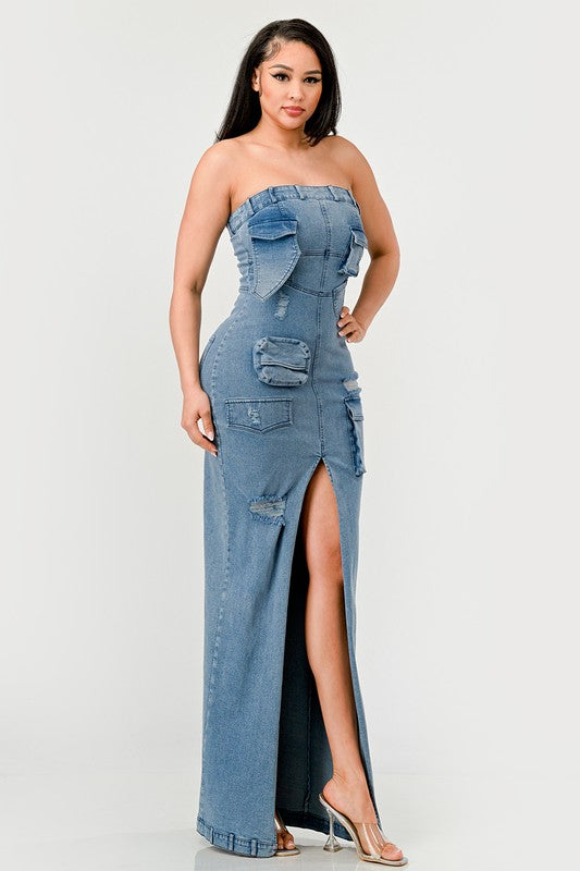 Denim Gown