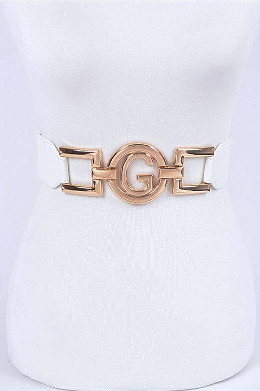 Plus Size G Logo Elastic Belt