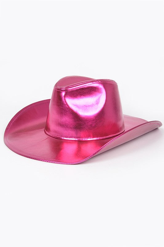 1 Metallic Festival Cowboy Hat