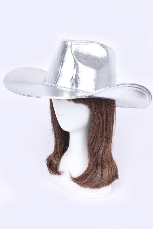 1 Metallic Festival Cowboy Hat