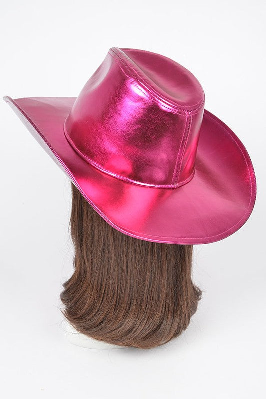 1 Metallic Festival Cowboy Hat