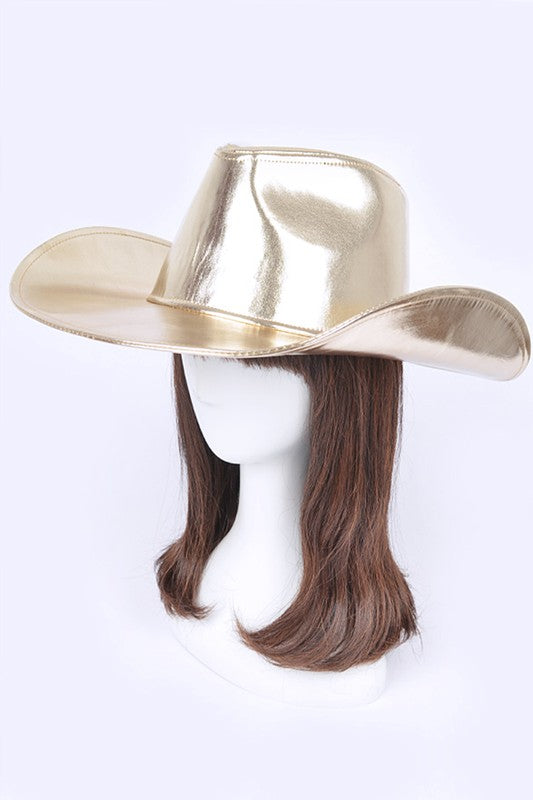 1 Metallic Festival Cowboy Hat