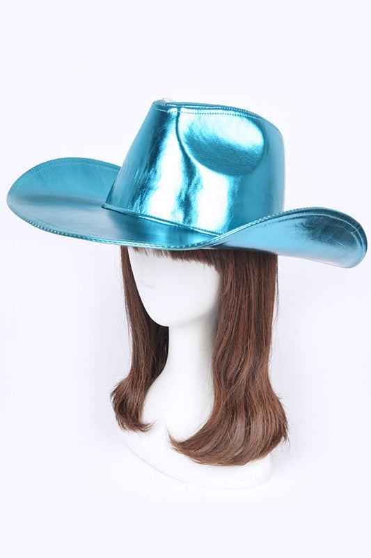 1 Metallic Festival Cowboy Hat