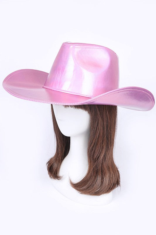 1 Metallic Festival Cowboy Hat