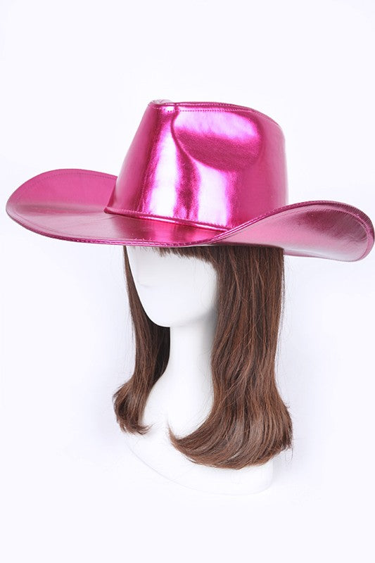 1 Metallic Festival Cowboy Hat