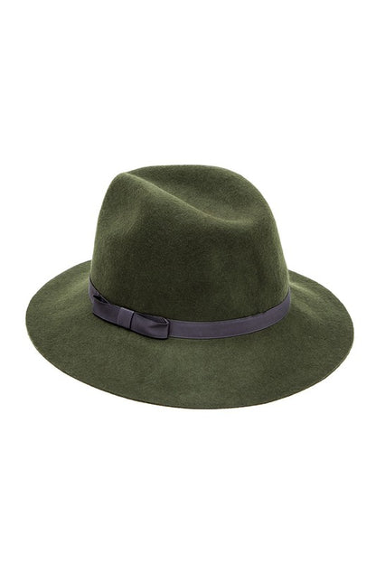 Felt Ribbon Panama Hat
