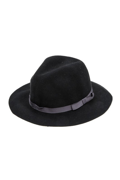 Felt Ribbon Panama Hat