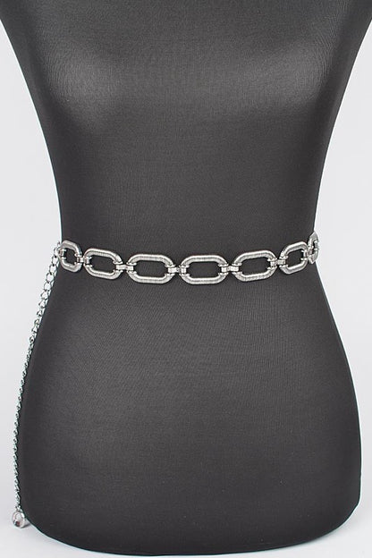 Gold  Chain Link Fashion Chain Belt