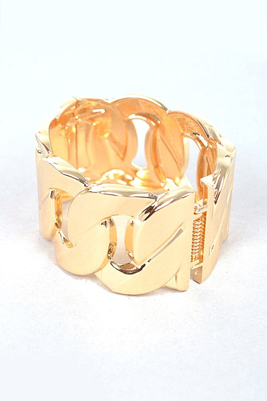 Cutout Hinged Iconic Bangle