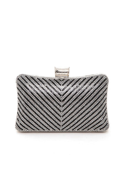 Abria Convertible Top Handle Box Clutch