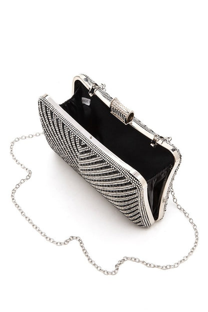 Abria Convertible Top Handle Box Clutch