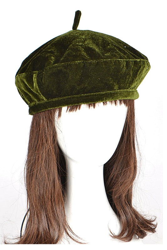 Velour Fashion Beret