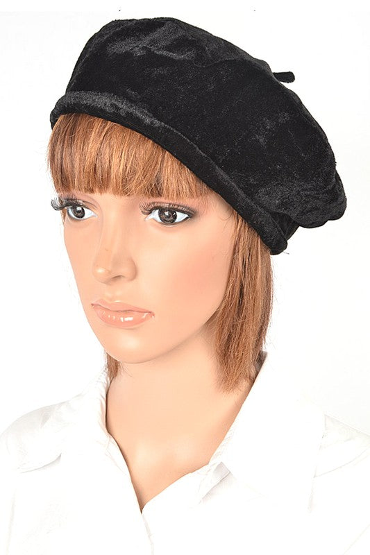 Velour Fashion Beret