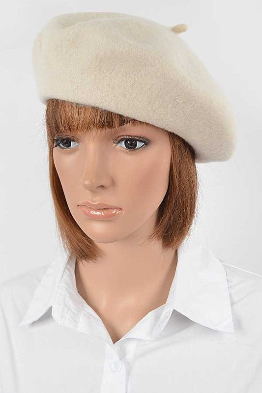 Wool Blend Fashion Beret