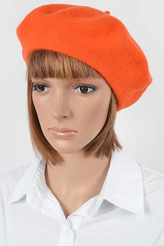 Wool Blend Fashion Beret