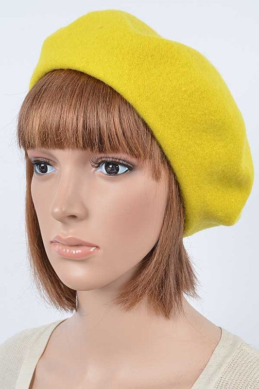 Wool Blend Fashion Beret