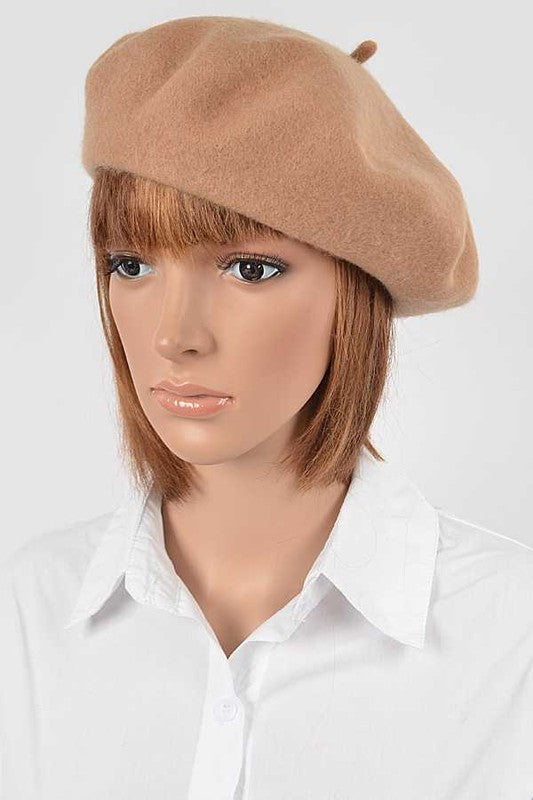 Wool Blend Fashion Beret