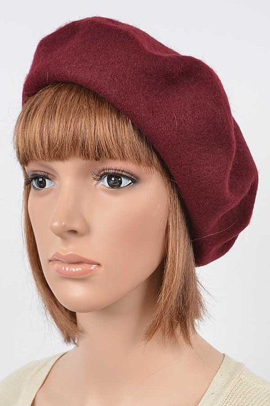 Wool Blend Fashion Beret