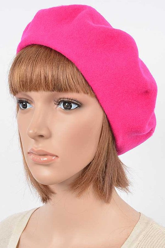 Wool Blend Fashion Beret