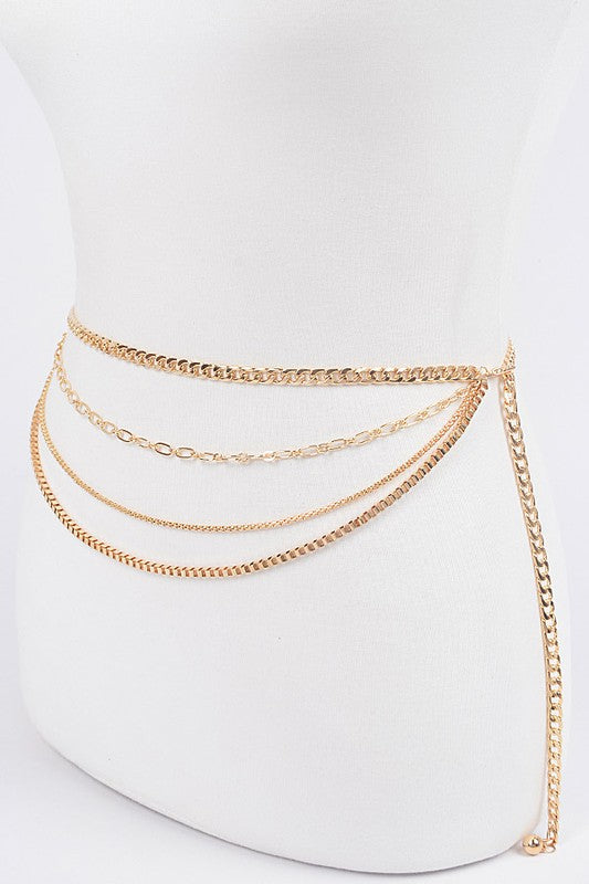 Iconic Layered Chain Belt