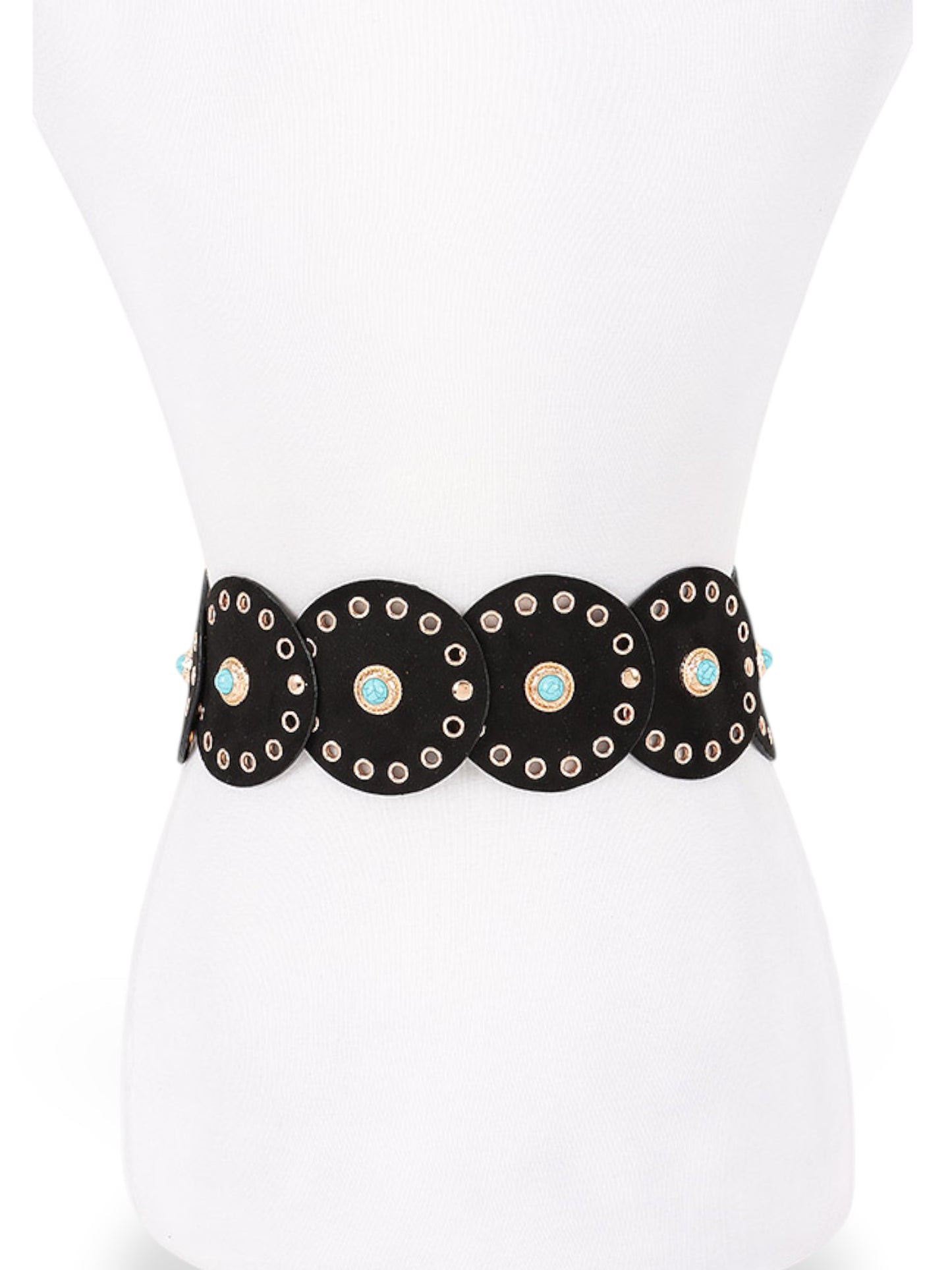 Abo Vintage Boho Disc Concho Statement Belt