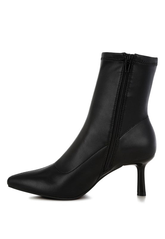 Pumila Stiletto Heel Sock Boots