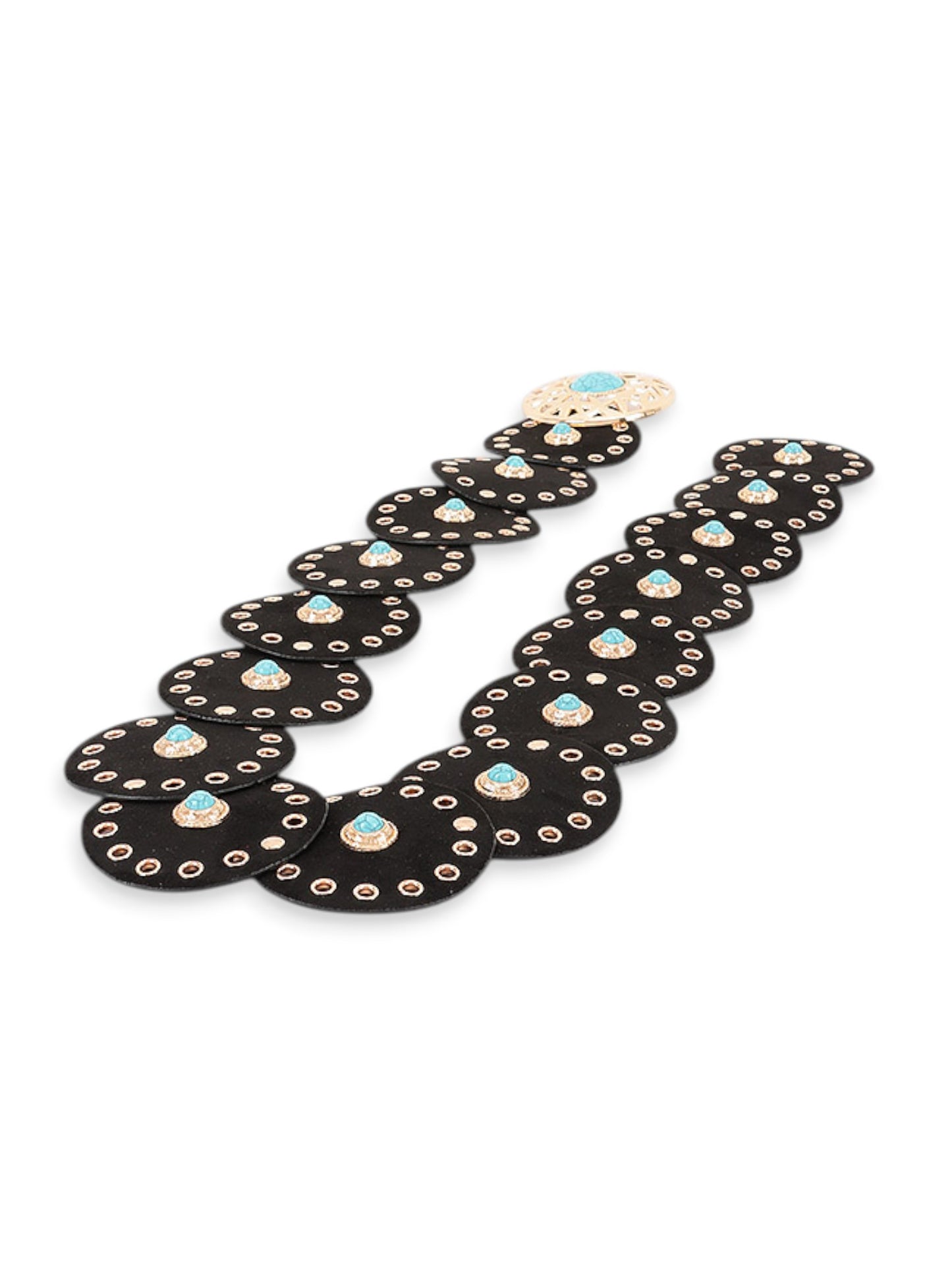 Abo Vintage Boho Disc Concho Statement Belt