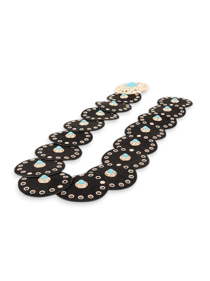 Abo Vintage Boho Disc Concho Statement Belt
