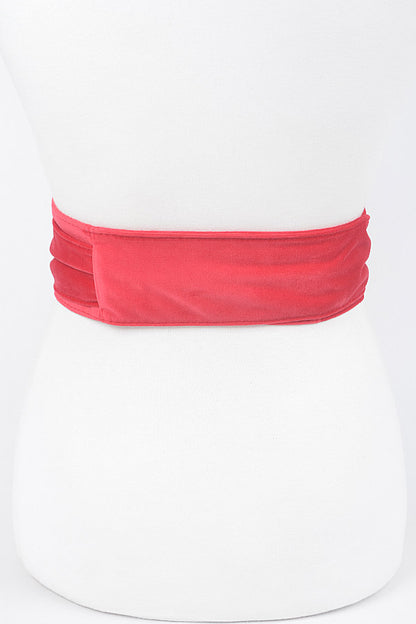 Aya Velvet Obi Wrap Belt