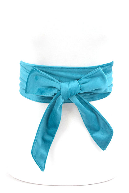 Aya Velvet Obi Wrap Belt