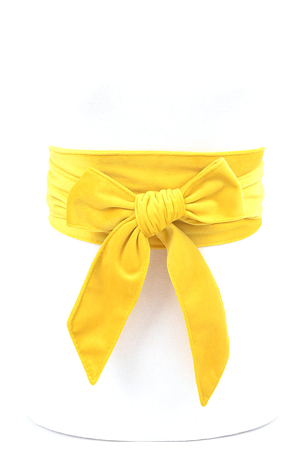 Aya Velvet Obi Wrap Belt