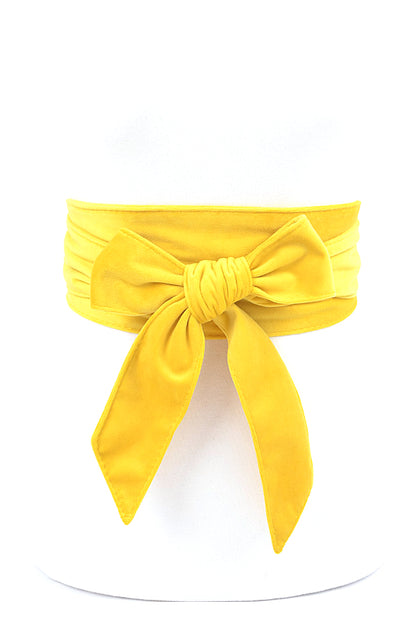 Aya Velvet Obi Wrap Belt