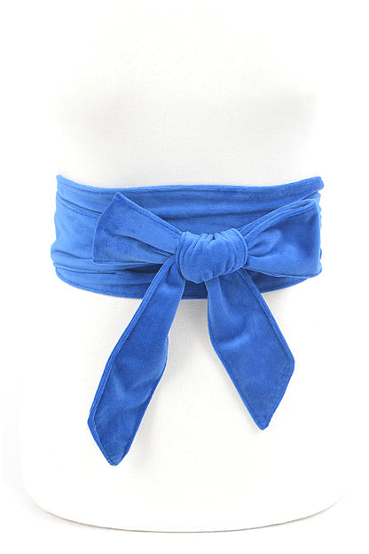 Aya Velvet Obi Wrap Belt