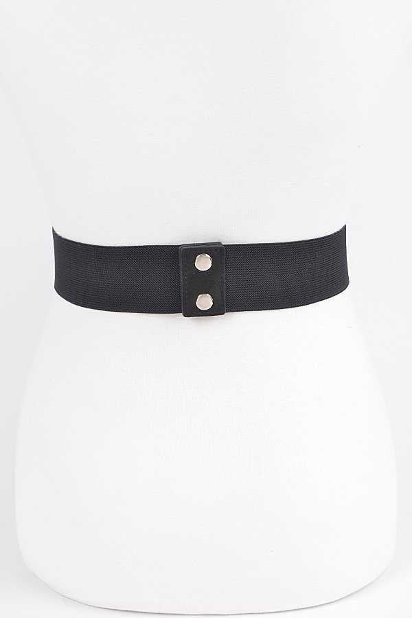 Black Rhinestone Infinity Statement Belt