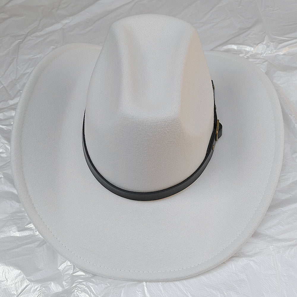 Bey White Cowboy Carter Fedora Hat