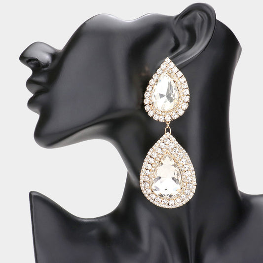 A Girl’s Best Friend Diamond Earrings