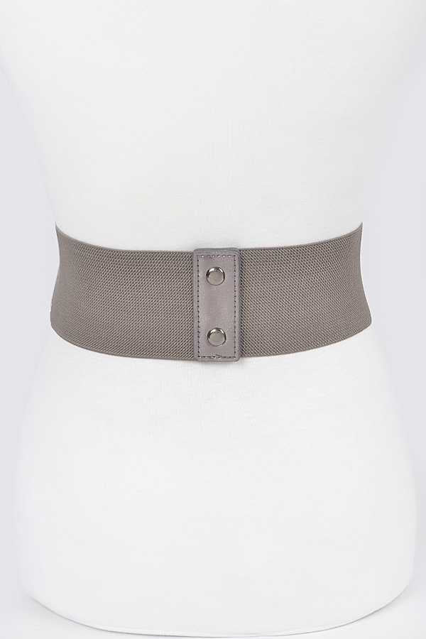 Lace Up Metallic Corset Statement Belt