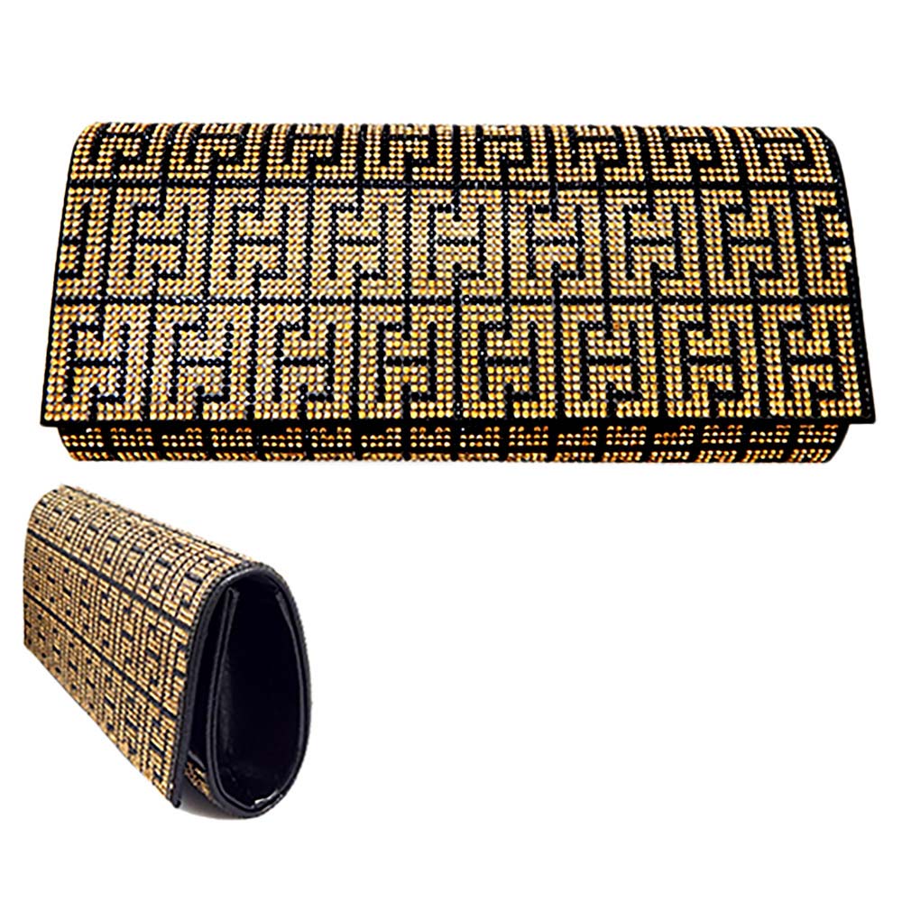 Bling Evening Clutch Crossbody Bag