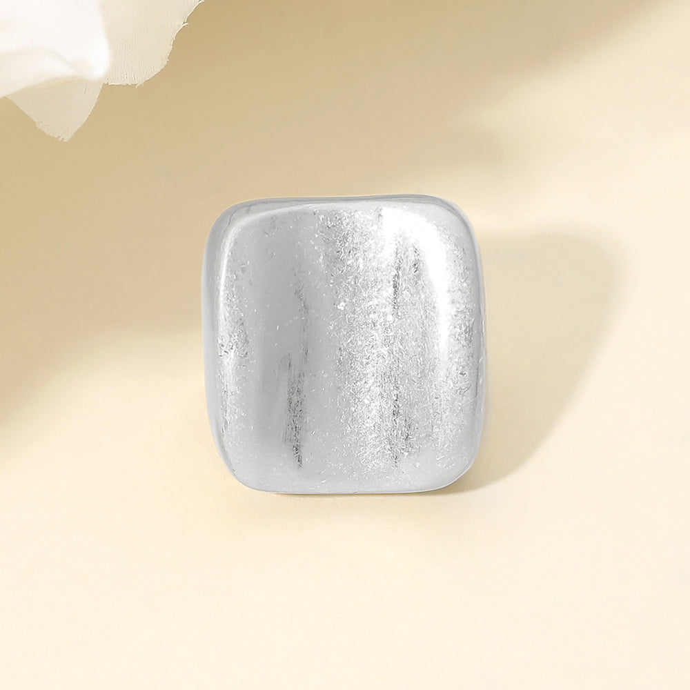 Adjustable Gold or Silver Modern Sculpture Fashion Ring